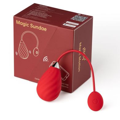 Смарт-виброяйцо Magic Motion Sundae Red