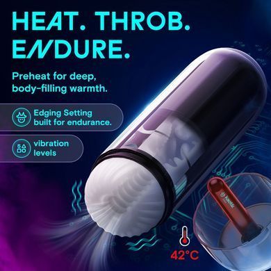 Смарт-мастурбатор Kaotik Labs The Cocoon, режим edging, пульсации, подогрев до 42 &deg;C