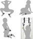 БДСМ-набір LOCKINK YEAHWOW Door Swing & Leg Spreader Bondage set
