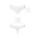 Трусики-бразиліана з бавовни Passion PS005 PANTIES M, white