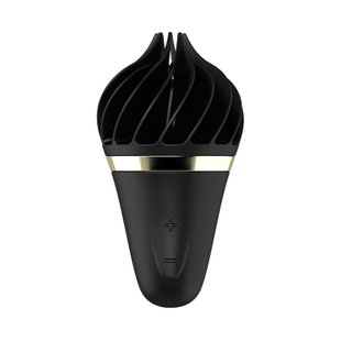 Мороженка-спиннатор Satisfyer Lay-On - Sweet Treat Black/Gold, 10 режимов работы, водонепроницаемый