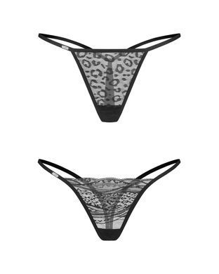 Набір трусиків Obsessive Clara 2-pack thong 2XL/3XL