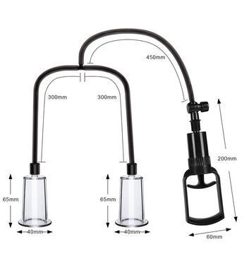 Вакуумна помпа для грудей та сосків Men Powerup Passion Pump