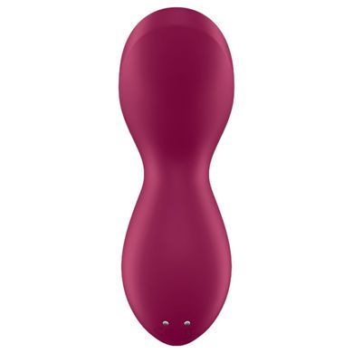 Вібратор для клітора з перлинною стимуляцією Satisfyer Exciterrr Berry, 2 незалежні мотори