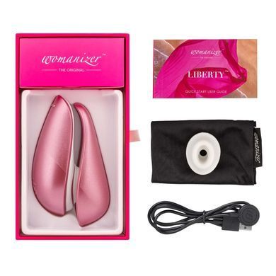 Безконтактний кліторальний стимулятор Liberty колір: Pink Rose Womanizer (Німеччина)