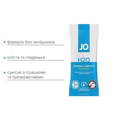 Набор лубрикантов Foil Display Box &ndash; JO H2O Lubricant &ndash; Original &ndash; 12 x 10ml