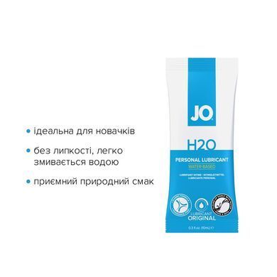 Набор лубрикантов Foil Display Box &ndash; JO H2O Lubricant &ndash; Original &ndash; 12 x 10ml