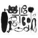 Набор BDSM Art of Sex &ndash; Maxi BDSM Set Leather, 13 предметов, черный, натуральная кожа