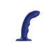 Насадка для страпона с двойной точечной пульсацией Strap-On-Me TAPPING DILDO WAVE &ndash; NIGHT BLUE, М