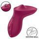 Вібратор для клітора з перлинною стимуляцією Satisfyer Exciterrr Berry, 2 незалежні мотори