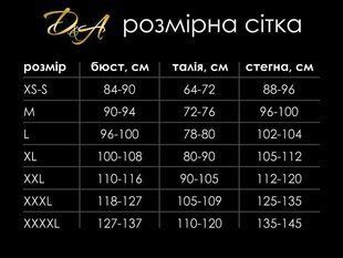 Лаковане боді з сіткою D&A Зухвала Стелла XS-S, червоне, блискавка на все тіло