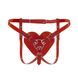 Трусики Сердце для страпона Feral Feelings - Hearts Strap-on Belt Red