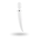 Вибромассажер Satisfyer Wand-er Woman (White/Chrome), водонепроницаемый, мощный, размер XXL