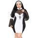 Эротический костюм монашки JSY &laquo;Грешница Лола&raquo; Plus Size Black, платье, крест, апостольник