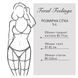 Портупея на грудь Feral Feelings - Harness Bra, лиф, натуральная кожа, цвет красный