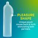 Презерватив ONE Pleasure Plus, 1 шт, з ребристою ділянкою на кінці, зі змазкою
