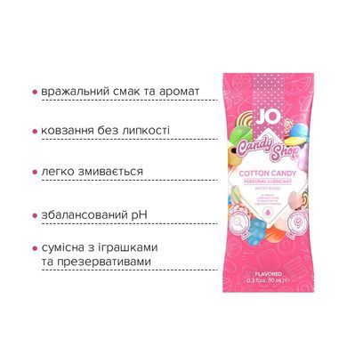 Набор лубрикантов Foil Display Box &ndash; JO H2O Lubricant &ndash; Cotton Candy &ndash; 12 x 10ml