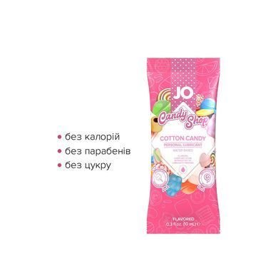 Набор лубрикантов Foil Display Box &ndash; JO H2O Lubricant &ndash; Cotton Candy &ndash; 12 x 10ml