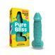 Мило у формі пеніса Pure Bliss BIG Turquoise, крафтове мило-член, натуральне