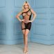 Эротическое платье с крупной сеткой "Инди", One Size Black