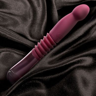 Пульсатор для точки G Blush Temptasia &ndash; Trixie Thrusting Dildo &ndash; Wine Red, 3 швидкості