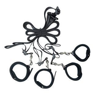 Растяжка на кровать Punishment - 5-Piece Bed Restraint Kit &ndash; Black