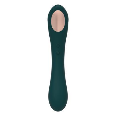 Вібратор та вакуумний кліторальний стимулятор 2-в-1 Alive Quiver Teal оновлена ​​модель