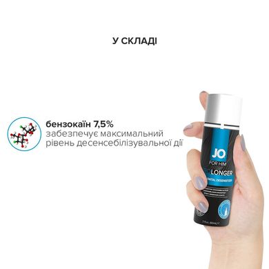 Пролонгирующий спрей JO Prolonger Spray with Benzocaine (60 мл) не содержит минеральных масел