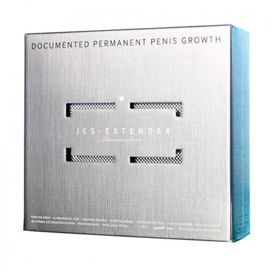 Экстендер для увеличения члена Jes-Extender Titanium, ремешковый, алюминиевый кейс