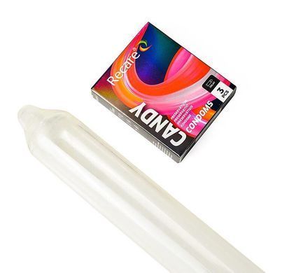 Презервативи Holographic Recare Delay Candy Condoms 3 шт, пролонгувальний ефект, цукерковий аромат