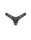 Трусики Obsessive Arrowel Black crotchless thong S/M