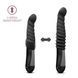 Пульсатор Blush Temptasia &ndash; Lazarus Thrusting Dildo &ndash; Black, ребристый ствол, 3 скорости