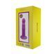 Дилдо з присоскою Adrien Lastic Hitsens 3 Purple, відмінно для страпона, діам. 4,1см, довжина 18,2см