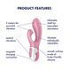 Вібратор-кролик надувний Satisfyer Air Pump Bunny 2